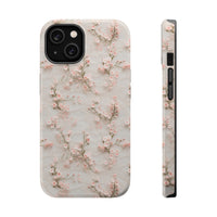 Thumbnail for White Lace and Cherry Blossoms MagSafe Tough Cases for iPhone 14, iPhone 14 Pro, iPhone 14 Plus, and iPhone 14 Pro Max