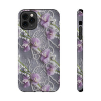 Thumbnail for Purple Sweet Pea Impact-Resistant Cases for iPhone 11, iPhone 11 Pro, and iPhone 11 Pro Max. Supports Wireless Charging.