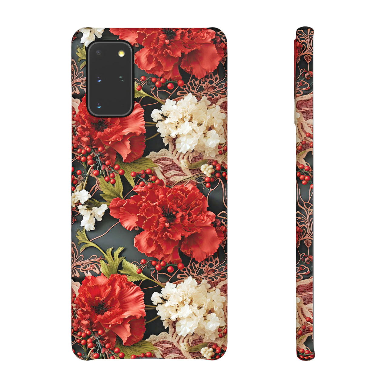 Carnation for January Birthday - Snap Case for Samsung Galaxy S20, Samsung Galaxy S20+, Samsung Galaxy S20 Ultra, & Samsung Galaxy S20 FE