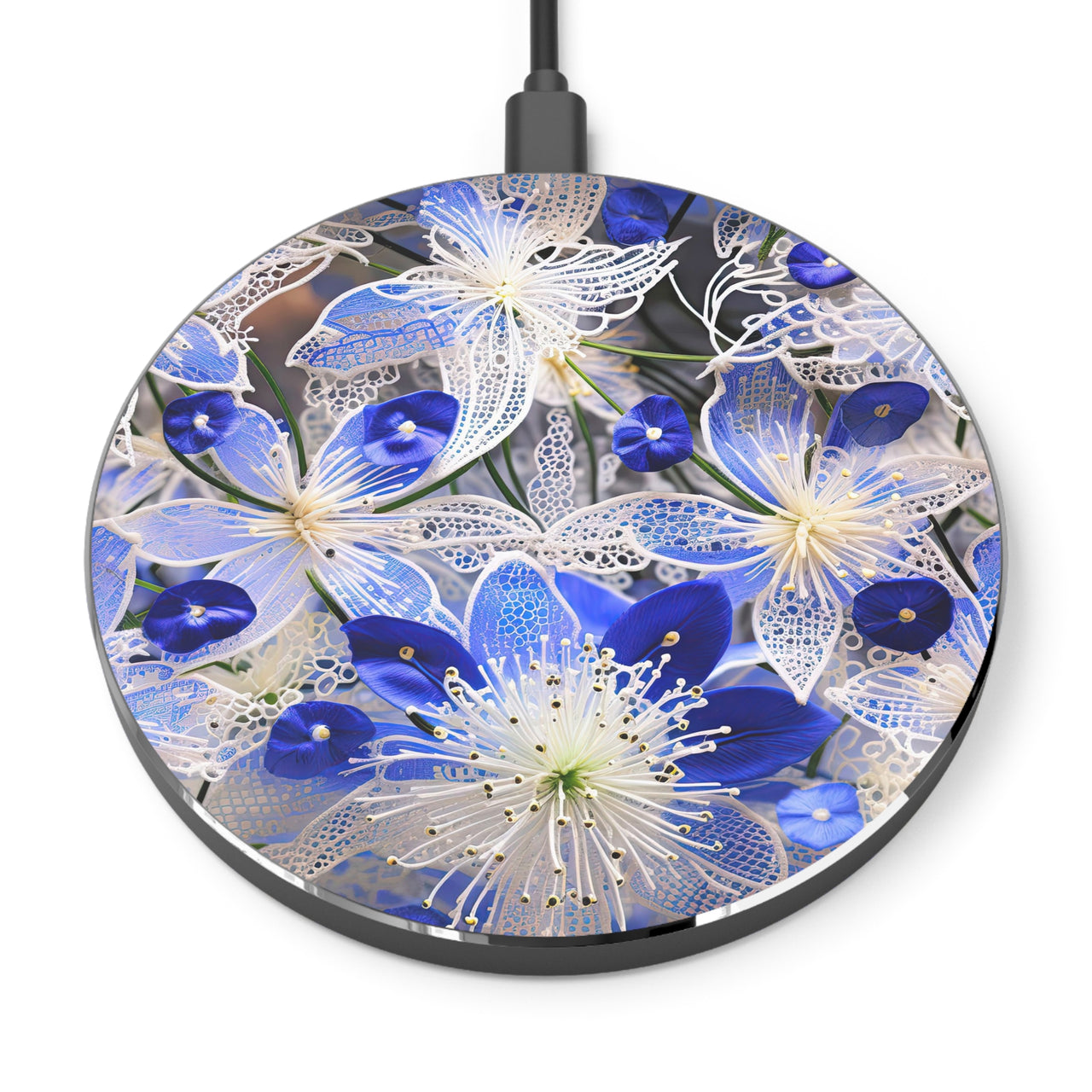 Arctic Floral Bouquet Wireless Charger for Qi Enabled Phones