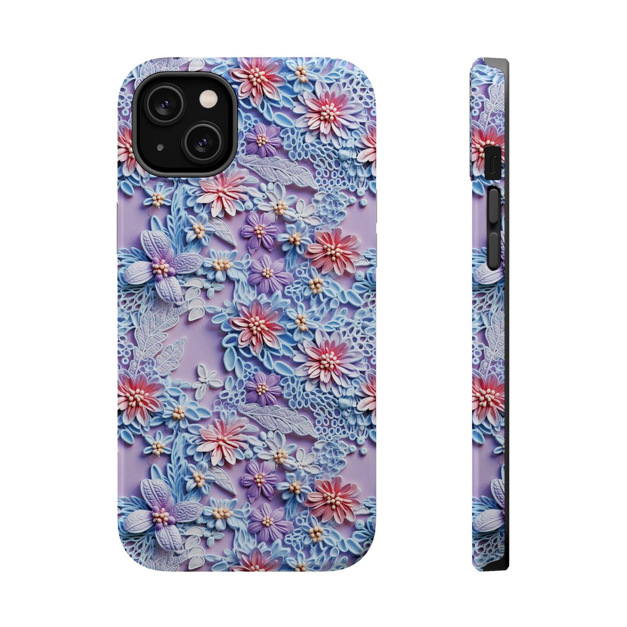 Cotton Candy Meadow - MagSafe Tough Cases for iPhone 14, iPhone 14 Pro, iPhone 14 Plus, and iPhone 14 Pro Max