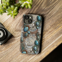 Thumbnail for Boho Agate and Lace Tough Case for iPhone 15, iPhone 15 Pro, iPhone 15 Plus, and iPhone 15 Pro Max