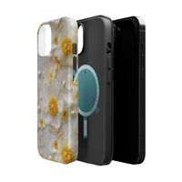 Thumbnail for Yellow and White Floral MagSafe Tough Cases for iPhone 14, iPhone 14 Pro, iPhone 14 Plus, and iPhone 14 Pro Max