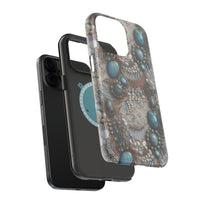 Thumbnail for Boho Agate and Lace - MagSafe Tough Case for iPhone 15, iPhone 15 Pro, iPhone 15 Plus, & iPhone 15 Pro Max