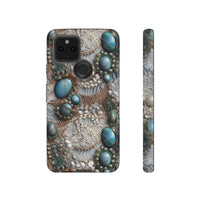 Thumbnail for Boho Agate and Lace Tough Case for Google Pixel 5 5G