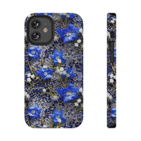 Thumbnail for Cerulean Elegance Impact-Resistant Case for iPhone 12, iPhone 12 Mini, iPhone 12 Pro, and iPhone 12 Pro Max. Supports Wireless Charging.