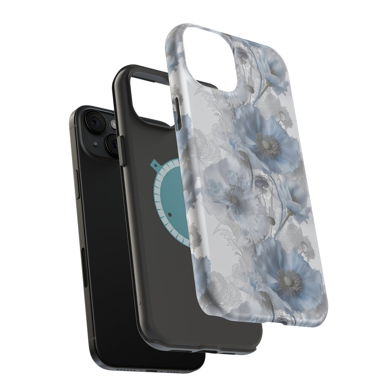 Himalayan Blue Poppy - MagSafe Tough Case for iPhone 15, iPhone 15 Pro, iPhone 15 Plus, & iPhone 15 Pro Max