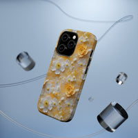 Thumbnail for Yellow Floral MagSafe Tough Cases for iPhone 14, iPhone 14 Pro, iPhone 14 Plus, and iPhone 14 Pro Max