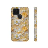 Thumbnail for Yellow Floral Tough Case for Google Pixel 5 5G