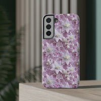 Thumbnail for Coquette Clematis Impact-Resistant Cases for Samsung Galaxy S22, Samsung Galaxy S22 Plus, and Samsung Galaxy S22 Ultra. Supports Wireless Charging.