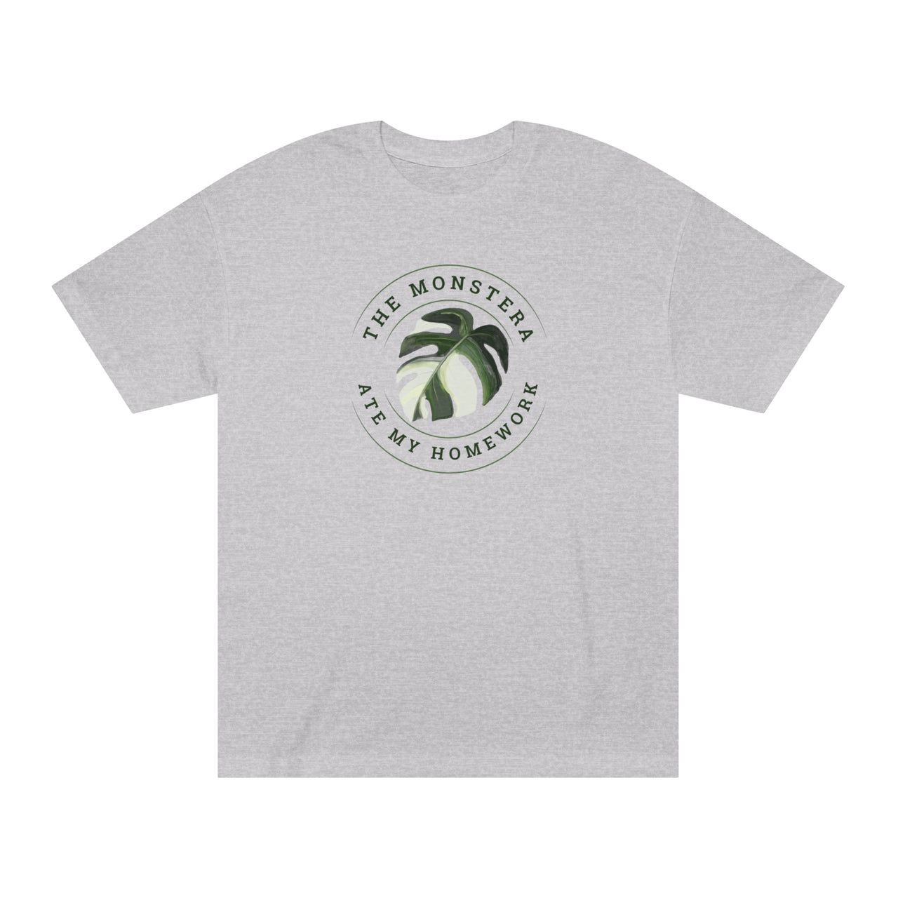 "The Monstera Ate My Homework" Unisex Classic Tee