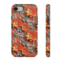 Thumbnail for Orange Petals in Silver Tapestry Tough Case for iPhone 8 and iPhone 8 Plus