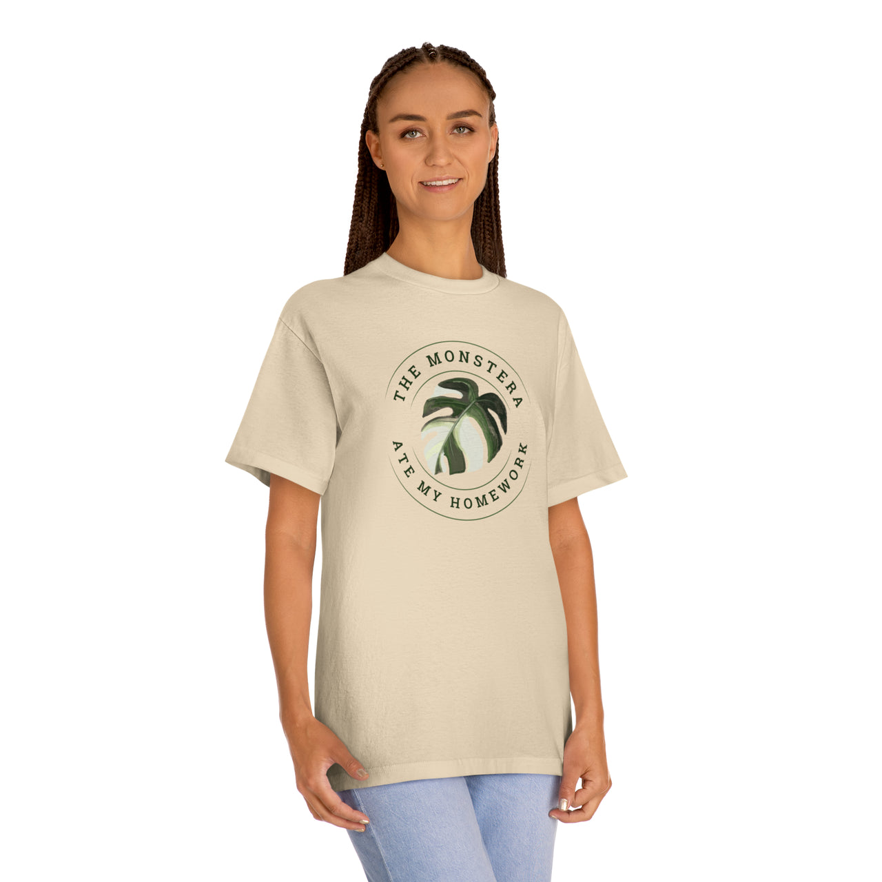 "The Monstera Ate My Homework" Unisex Classic Tee