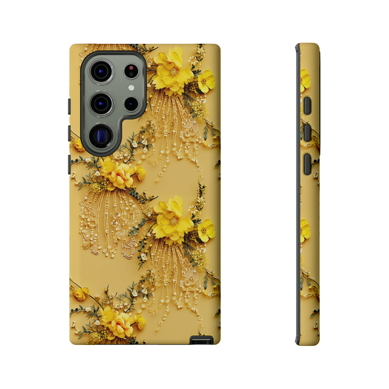 Floral Sunshine Tough Case for Samsung Galaxy S23, Samsung Galaxy S23 Plus, and Samsung Galaxy S23 Ultra