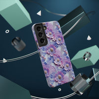 Thumbnail for Pink and Purple Harmony - Impact-Resistant Case for Samsung Galaxy S22, Samsung Galaxy S22 Plus, and Samsung Galaxy S22 Ultra. Supports Wireless Charging.