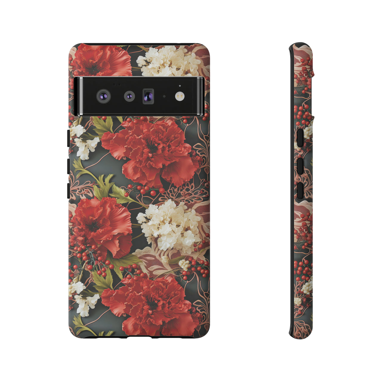 Carnation for January Birthday - Tough Case for Google Pixel 6 and Google Pixel 6 Pro