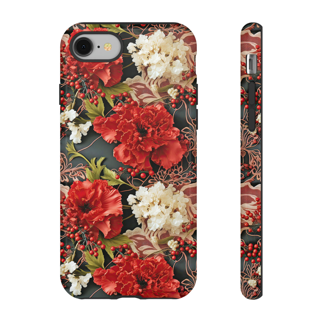 Carnation for January Birthday - Tough Cases for iPhone 8 and iPhone 8 Plus