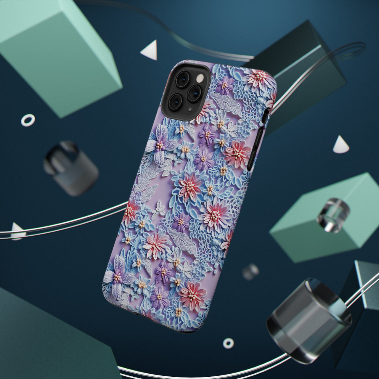 Cotton Candy Meadow - Impact-Resistant Cases for iPhone 11, iPhone 11 Pro, and iPhone 11 Pro Max. Supports Wireless Charging.