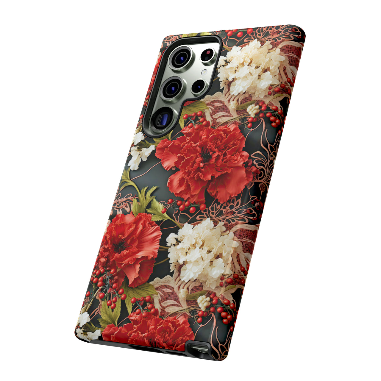 Carnation for January Birthday - Tough Case for Samsung Galaxy S23, Samsung Galaxy S23 Plus, and Samsung Galaxy S23 Ultra