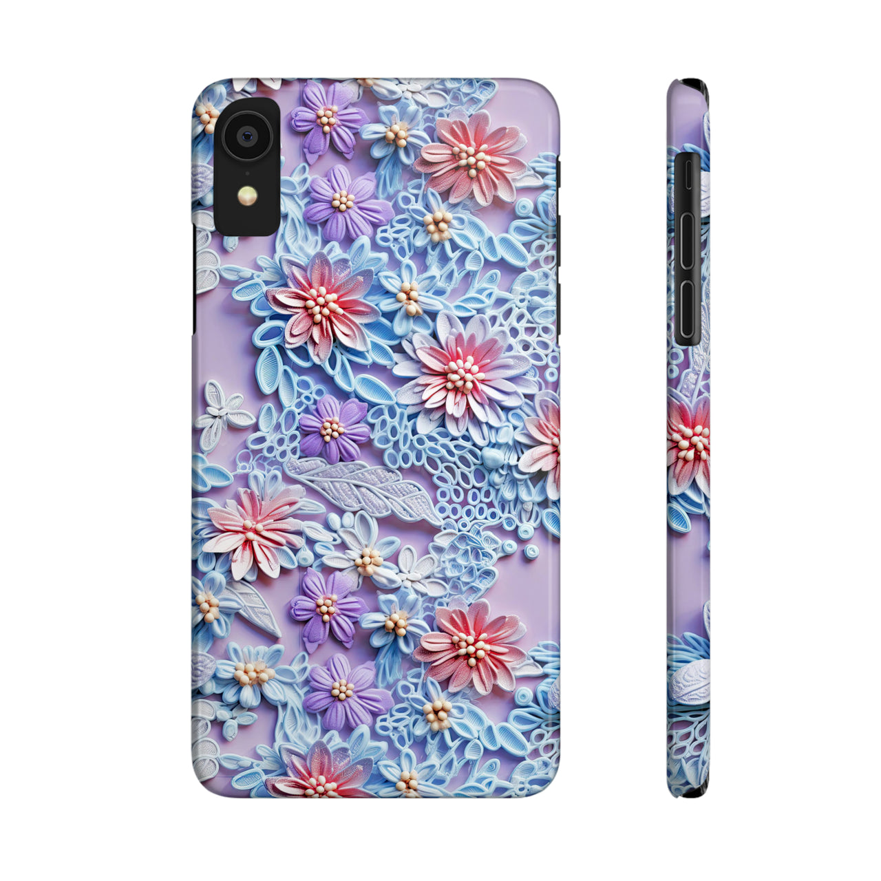 Cotton Candy Meadow - Slim Phone Cases for iPhone X, iPhone XR, iPhone XS, and iPhone XS MAX