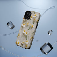 Thumbnail for Daisy MagSafe Tough Cases for iPhone 13, iPhone 13 Mini, iPhone 13 Pro, and iPhone 13 Pro Max.