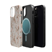 Thumbnail for White Lace and Cherry Blossoms MagSafe Tough Cases for iPhone 13, iPhone 13 Mini, iPhone 13 Pro, and iPhone 13 Pro Max.