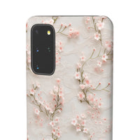 Thumbnail for White Lace and Cherry Blossoms - Snap Case for Samsung Galaxy S20, Samsung Galaxy S20+, Samsung Galaxy S20 Ultra, & Samsung Galaxy S20 FE