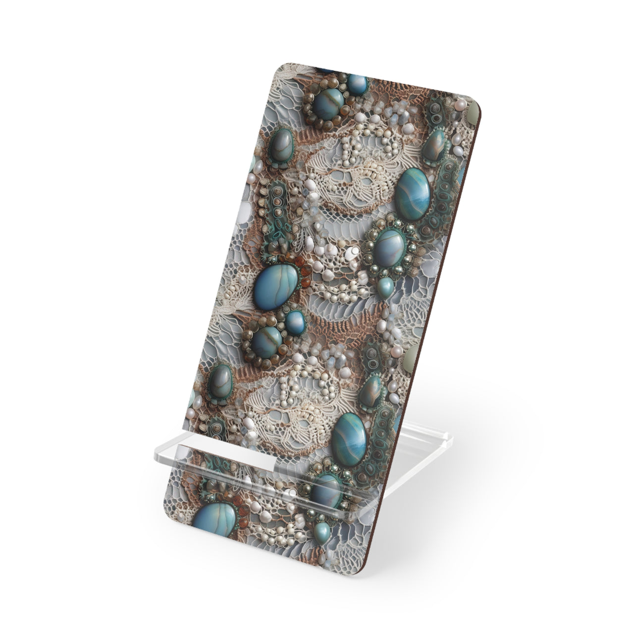 Boho Lace and Agate - Mobile Display Stand for Smartphones