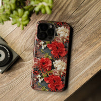 Thumbnail for Carnation for January Birthday - MagSafe Tough Case for iPhone 15, iPhone 15 Pro, iPhone 15 Plus, & iPhone 15 Pro Max