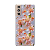 Thumbnail for *Clear Case* Pink Lily - Samsung Galaxy S21, Samsung Galaxy S21 Plus, Samsung Galaxy S21 Ultra - Supports Wireless Charging