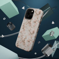 Thumbnail for White Lace and Cherry Blossoms MagSafe Tough Cases for iPhone 13, iPhone 13 Mini, iPhone 13 Pro, and iPhone 13 Pro Max.