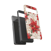 Thumbnail for Christmas Poinsettia Tough Case for Google Pixel 7