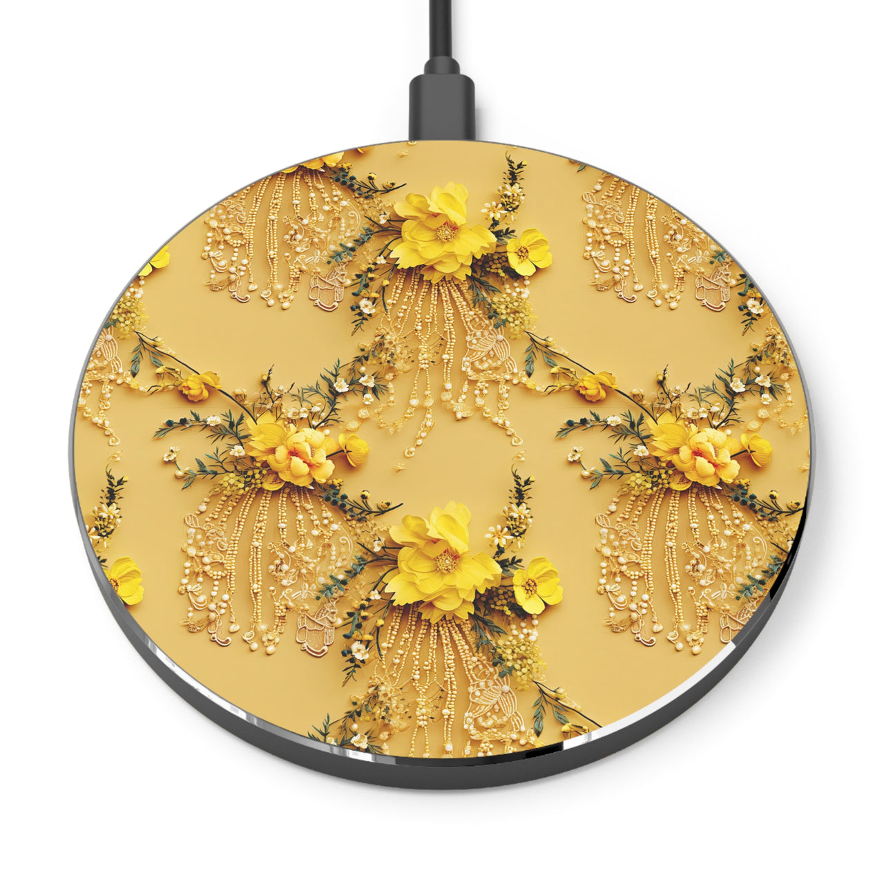 Floral Sunshine Wireless Charger for Qi Enabled Phones