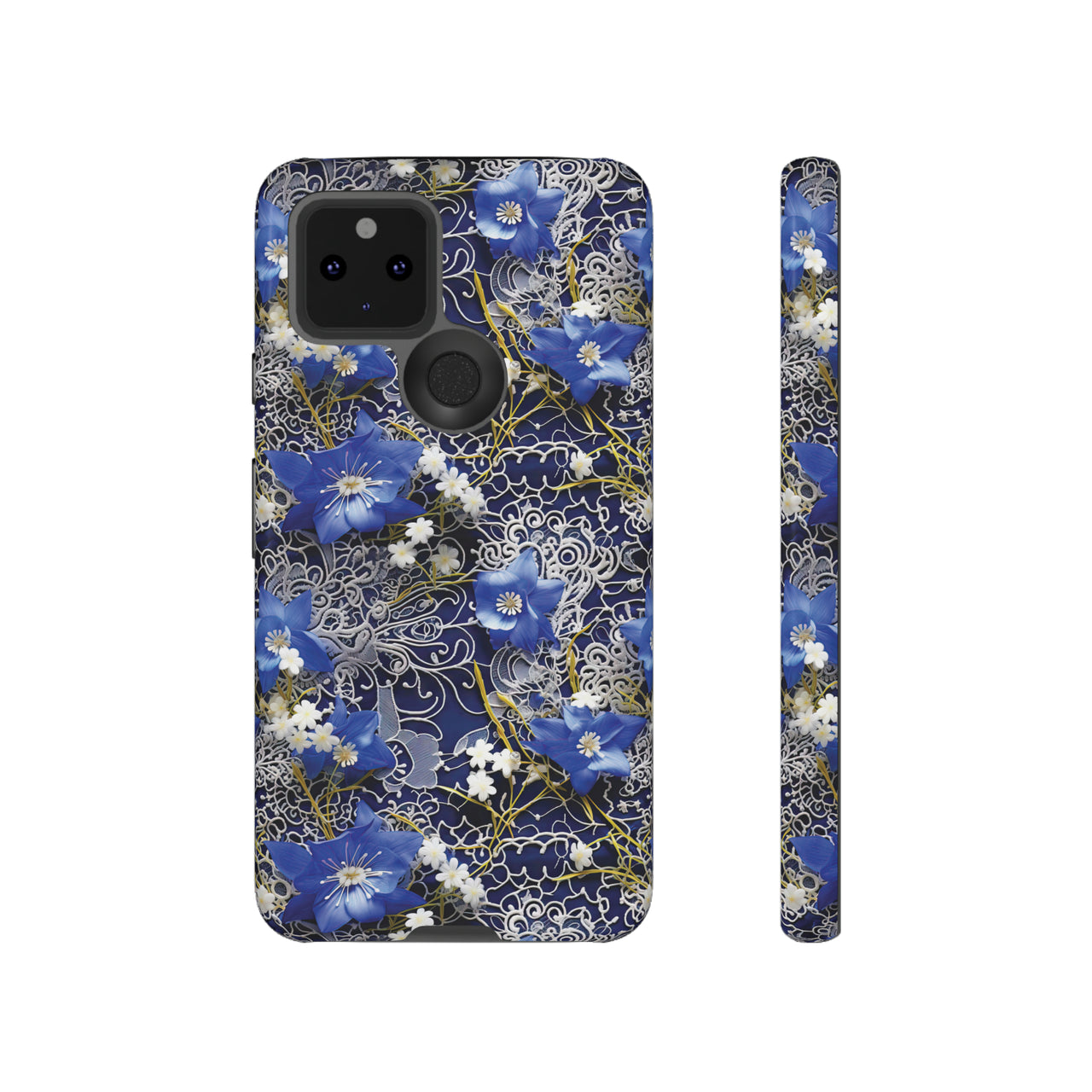 Cerulean Elegance Tough Case for Google Pixel 5 5G