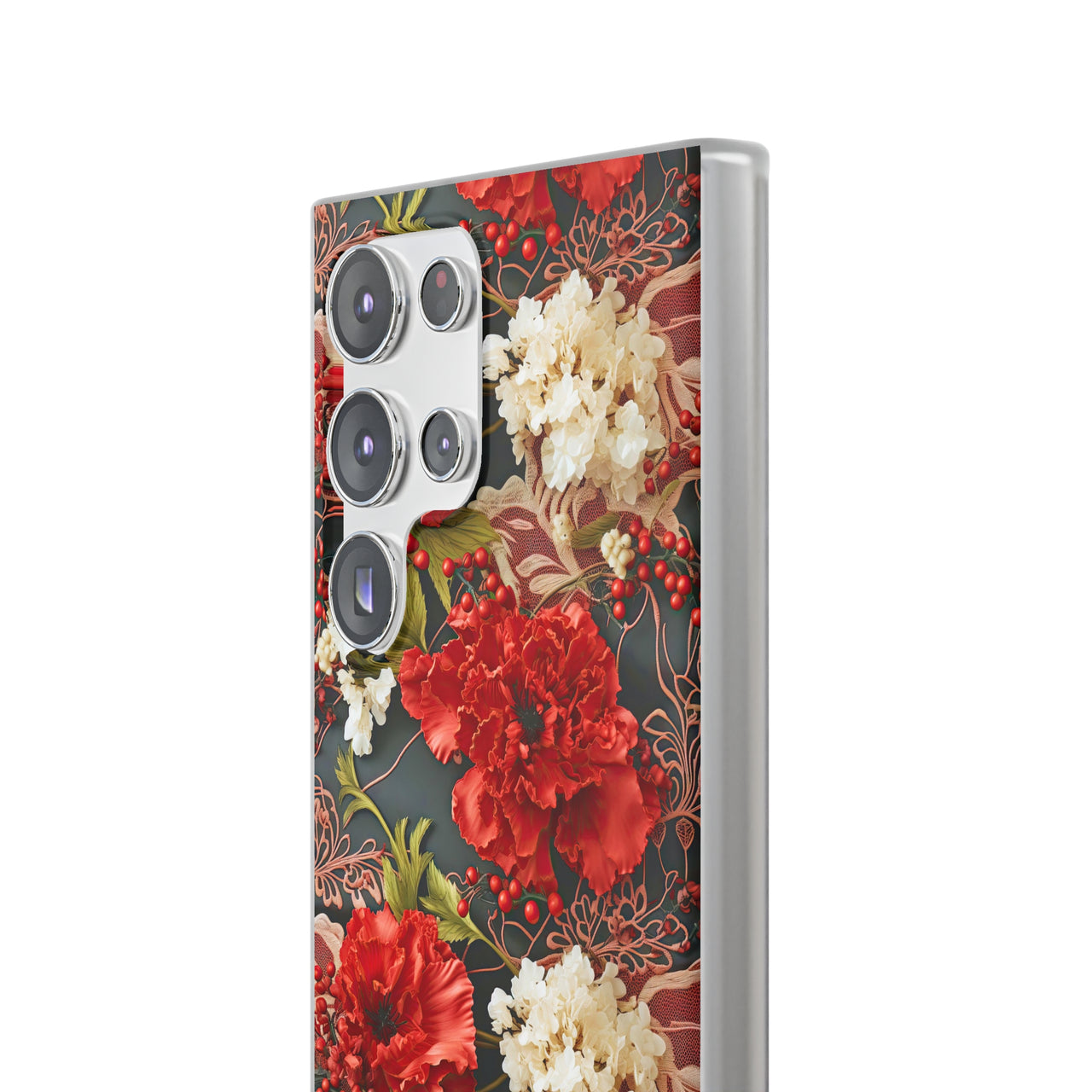 Carnation for January Birthday - Flexi Cases for Samsung Galaxy S23, Samsung Galaxy S23 Plus, and Samsung Galaxy S23 Ultra