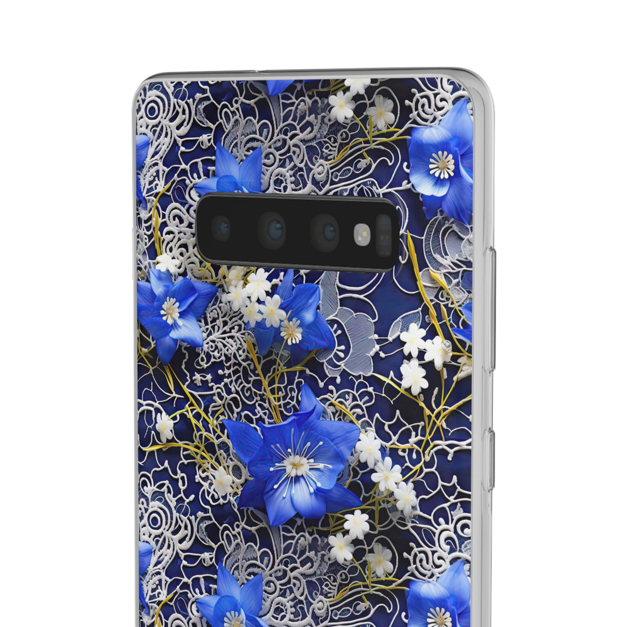 Cerulean Elegance - Flexi Cases for Samsung Galaxy S10, Samsung Galaxy S10E, & Samsung Galaxy S10 Plus