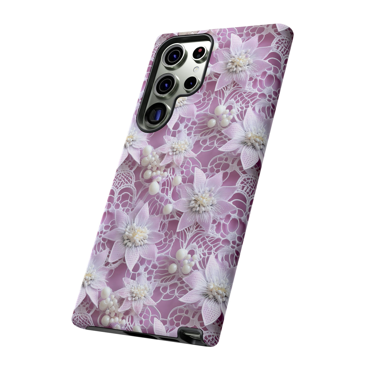 Coquette Clematis Tough Cases for Samsung Galaxy S23, Samsung Galaxy S23 Plus, and Samsung Galaxy S23 Ultra