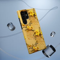 Thumbnail for Floral Sunshine Impact-Resistant Case for Samsung Galaxy S22, Samsung Galaxy S22 Plus, and Samsung Galaxy S22 Ultra. Supports Wireless Charging.