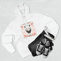 Thumbnail for Cozy Craft Opossum Three-Panel Fleece Hoodie