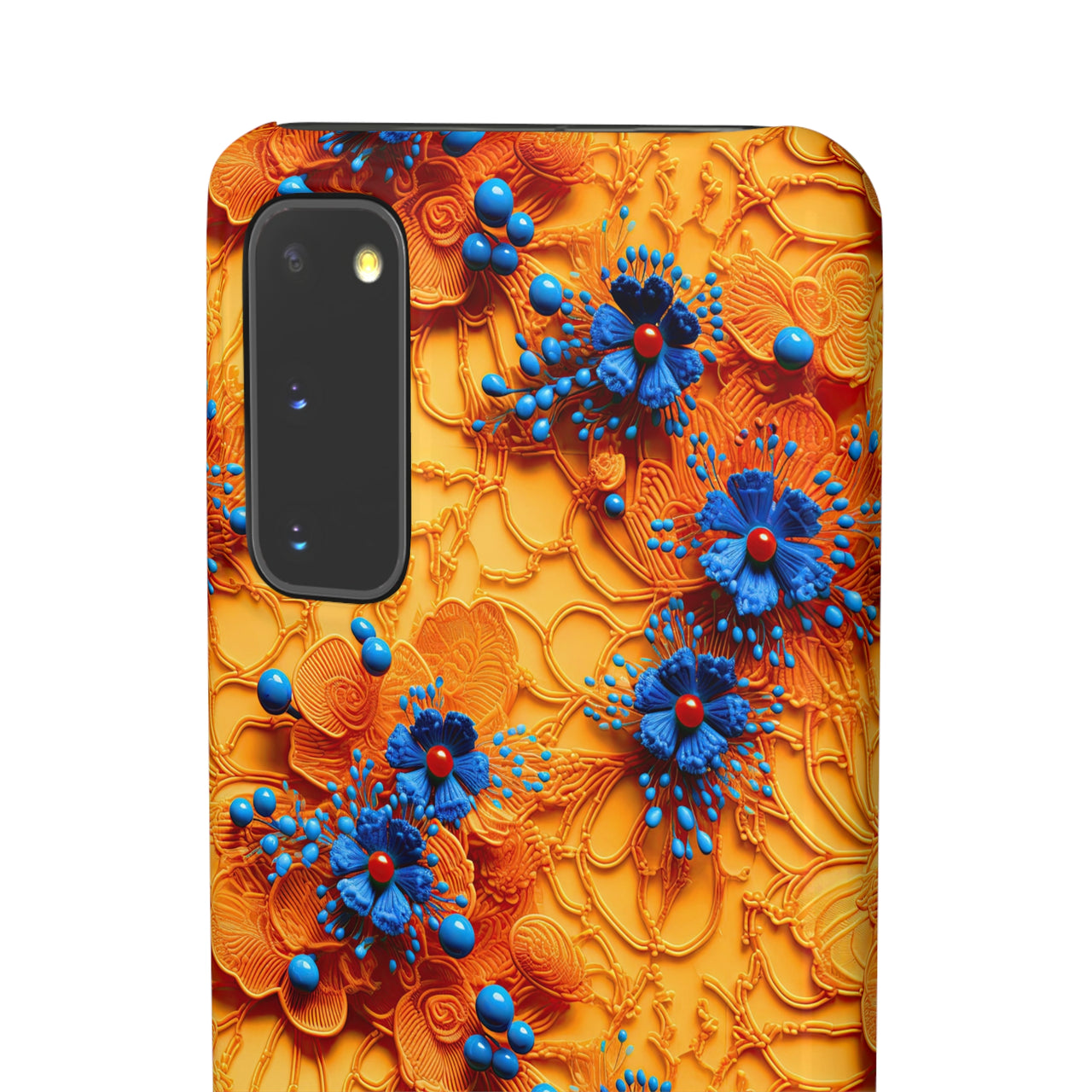 Royal Ryukyu Blossoms - Snap Case for Samsung Galaxy S20, Samsung Galaxy S20+, Samsung Galaxy S20 Ultra, & Samsung Galaxy S20 FE