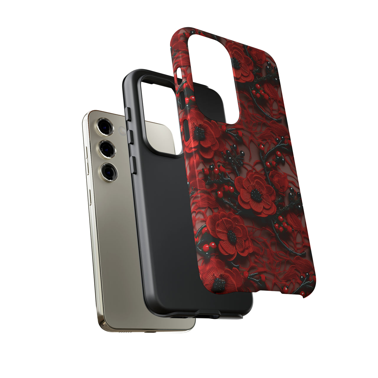 Scarlet Temptation Tough Case for Samsung Galaxy S23, Samsung Galaxy S23 Plus, and Samsung Galaxy S23 Ultra