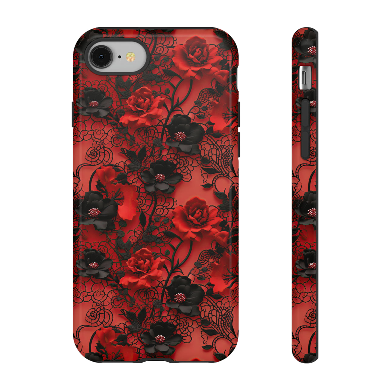 Gothic Rose Tough Cases for iPhone 8 and iPhone 8 Plus