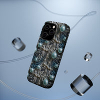 Thumbnail for Sea Foam Lace and Pearls MagSafe Tough Cases for iPhone 14, iPhone 14 Pro, iPhone 14 Plus, and iPhone 14 Pro Max