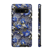 Thumbnail for Cerulean Elegance Tough Case for Samsung Galaxy S10, Samsung Galaxy S10E, and Samsung Galaxy S10 Plus