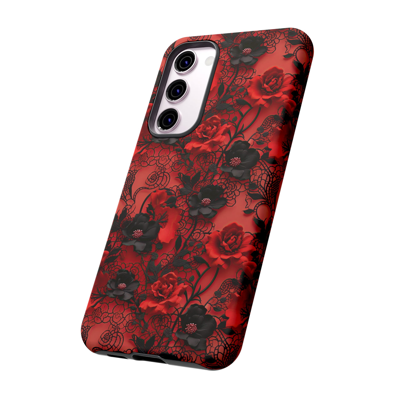 Gothic Rose Tough Cases for Samsung Galaxy S23, Samsung Galaxy S23 Plus, and Samsung Galaxy S23 Ultra