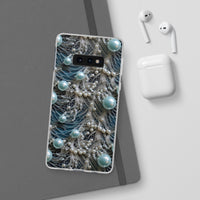 Thumbnail for Sea Foam Lace and Pearls - Flexi Cases for Samsung Galaxy S10, Samsung Galaxy S10E, & Samsung Galaxy S10 Plus