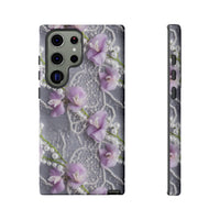 Thumbnail for Purple Sweet Pea Tough Cases for Samsung Galaxy S23, Samsung Galaxy S23 Pls, and Samsung Galaxy S23 Ultra