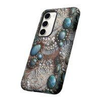 Thumbnail for Boho Agate and Lace Tough Cases for Samsung Galaxy S23, Samsung Galaxy S23 Plus, and Samsung Galaxy S23 Ultra