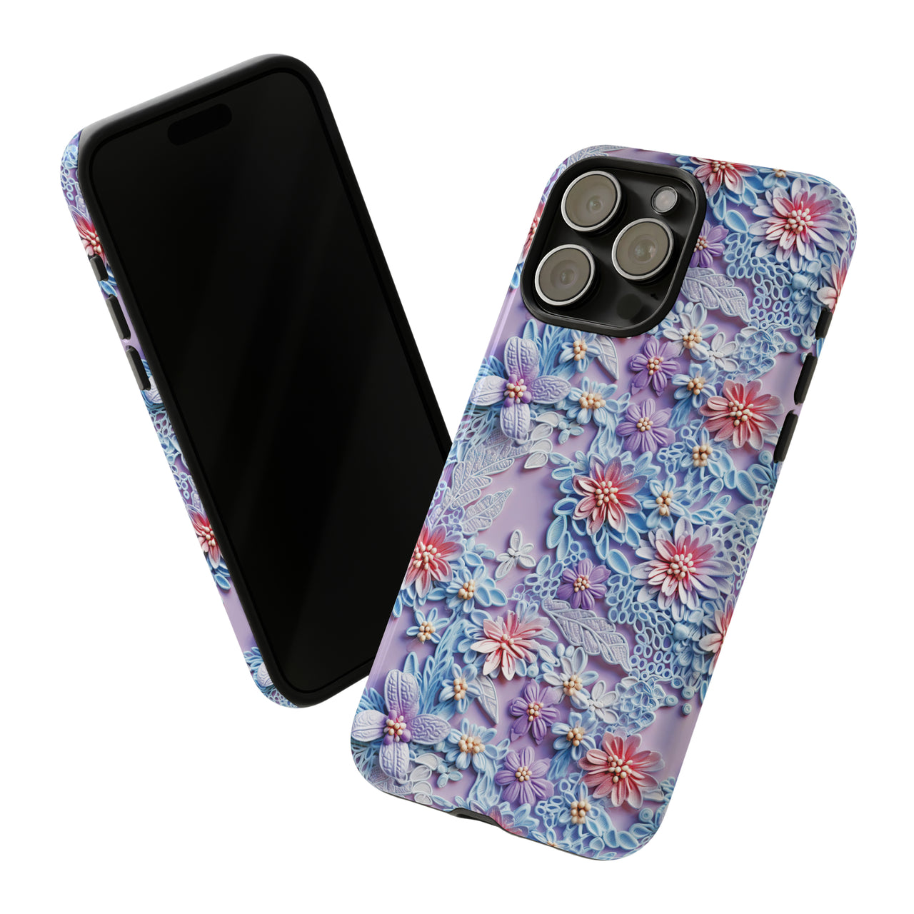 Cotton Candy Meadow - Tough Case for iPhone 15, iPhone 15 Pro, iPhone 15 Plus, and iPhone 15 Pro Max