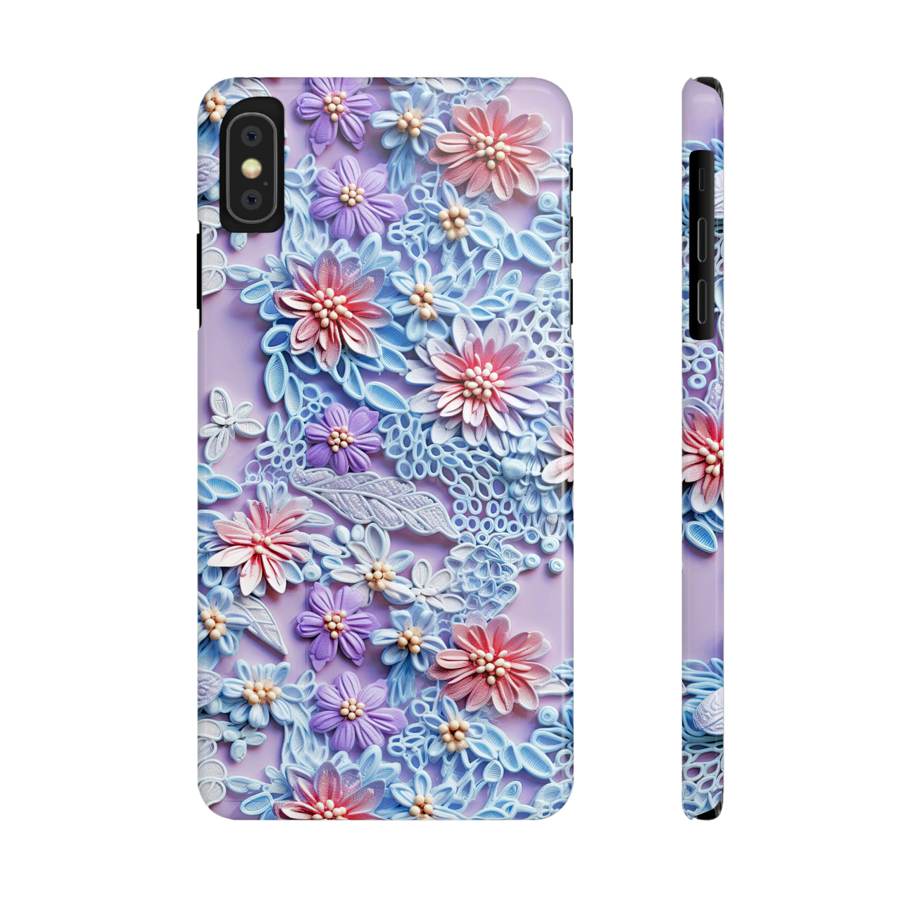 Cotton Candy Meadow - Slim Phone Cases for iPhone X, iPhone XR, iPhone XS, and iPhone XS MAX